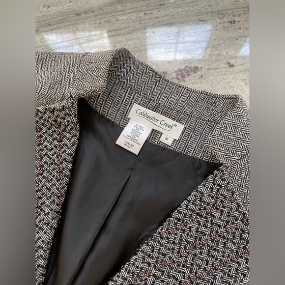 Coldwater Creek Gray Black Vest size M - Picture 3 of 8